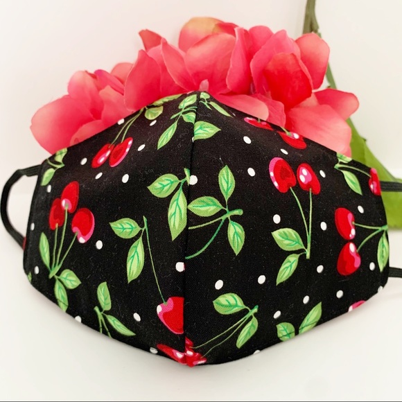 3/$25 Triple Layer Handmade Face Mask - Picture 2 of 4